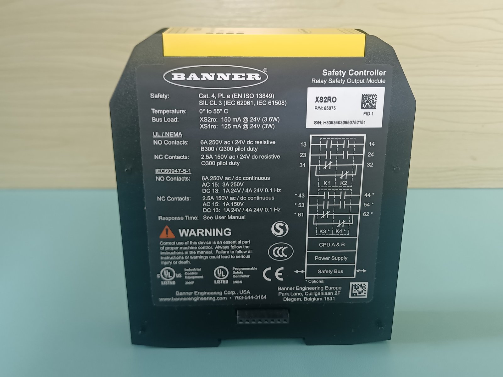 Banner XS2ro Safety Controller Expansion Module